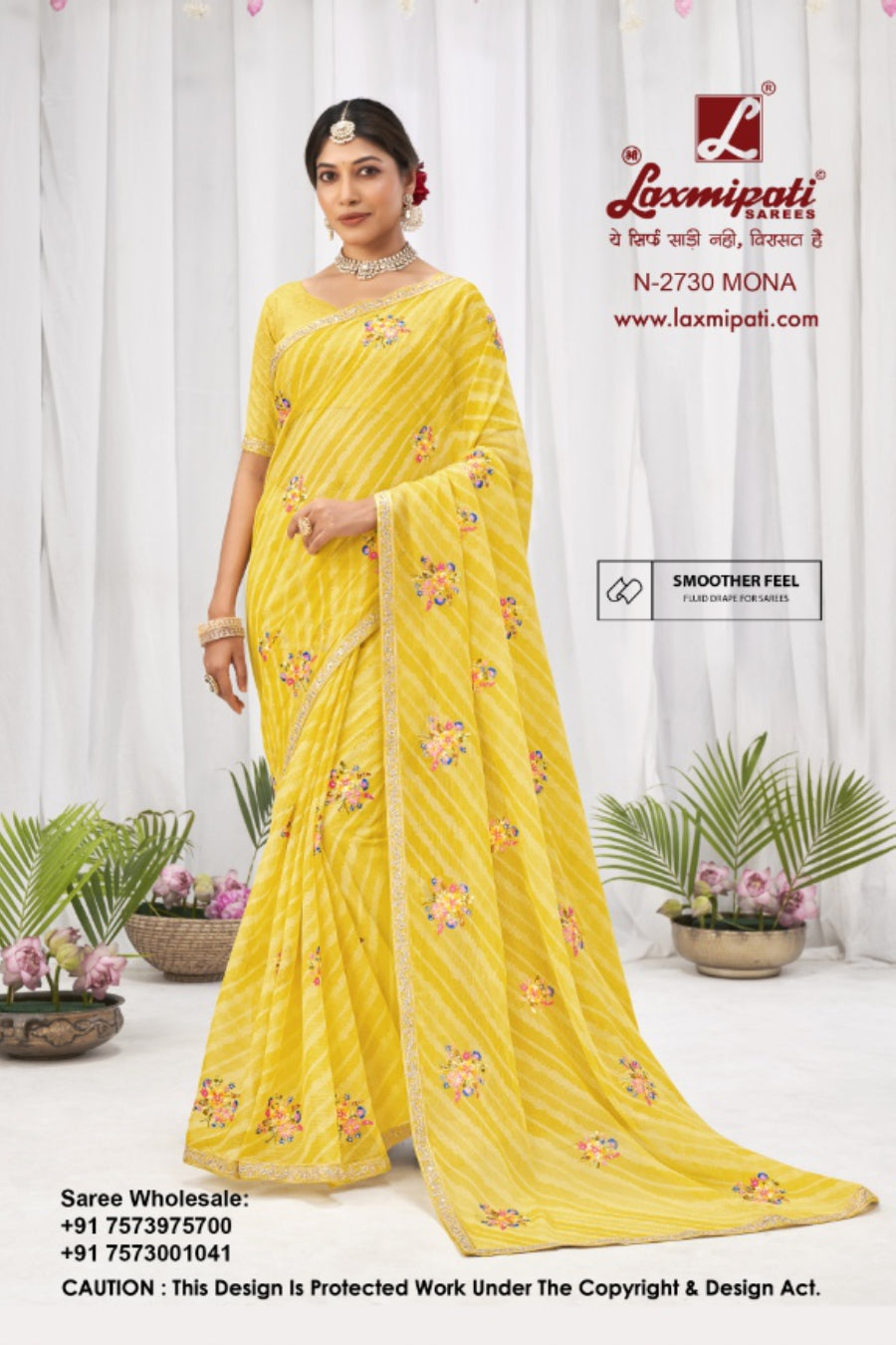 Laxmipati Sushma Simmar Chiffon Fancy Saree M.R. Saree Emporium