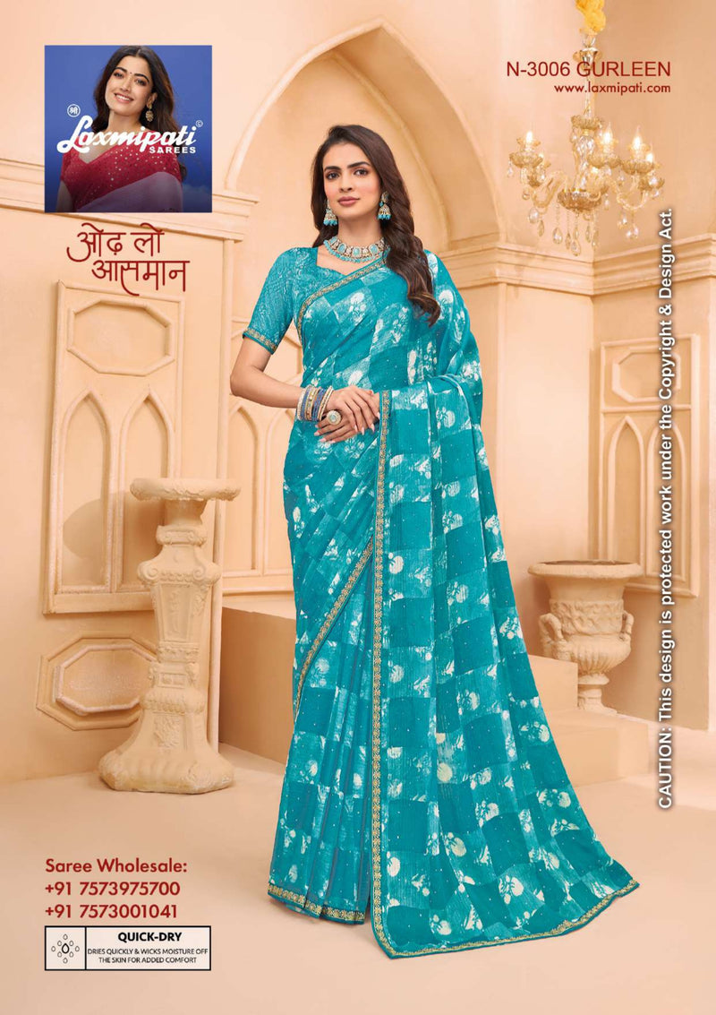 Laxmipati Tohfa Fancy Print Saree – 24 Pcs Set-M.R. Saree Emporium