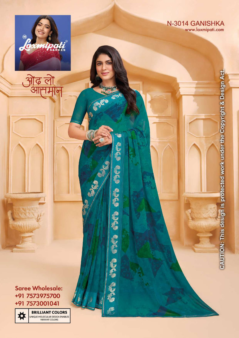 Laxmipati Tohfa Fancy Print Saree – 24 Pcs Set-M.R. Saree Emporium
