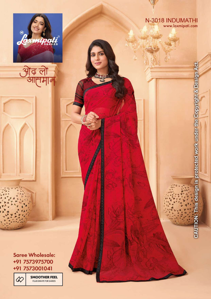 Laxmipati Tohfa Fancy Print Saree – 24 Pcs Set-M.R. Saree Emporium