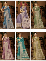 Bhabhiji Vol-8 Lifestyle Sarees Lichi Silk Saree with Jari Work – M.R. Saree Emporium