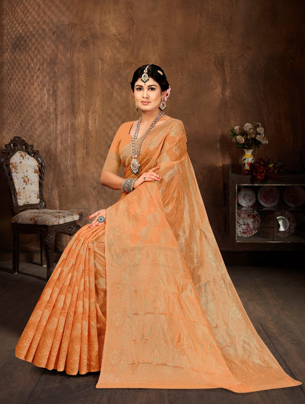 LifeStyle BhelPuri Vol-27 Linen Silk Saree – 6 Pcs Set – M.R. Saree Emporium