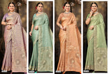 Lifestyle Sarees Satrupa Silk Vol-03 Dola Silk Saree – Swarovski Work M.R. Saree Emporium