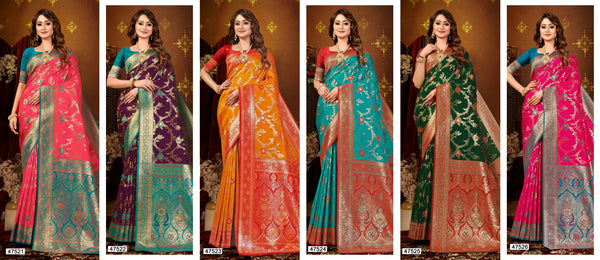 Lifestyle Sarees Jayantika Silk Vol-18 Pashmina Silk Saree Rich Pallu M.R. Saree Emporium