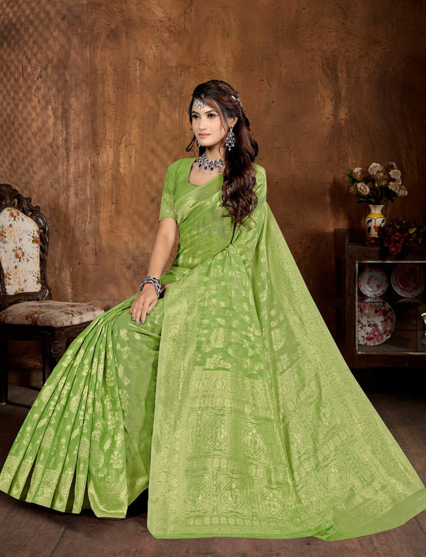 Lifestyle Soumya Cotton NX Vol-47 Cotton Silk Saree – 6 Pcs Set  M.R. Saree Emporium
