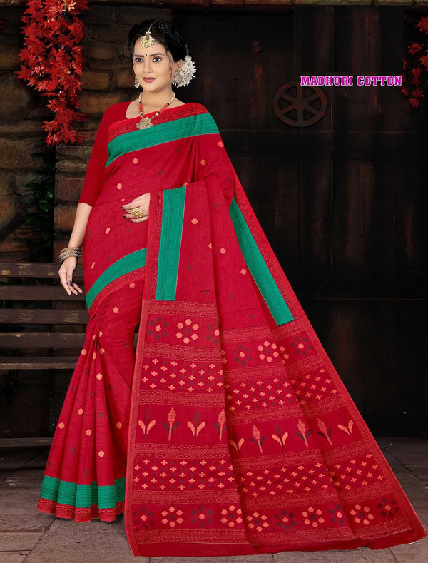 Madhuri Pure Cotton  (M.R.SAREE EMPORIUM)