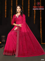 Maanya Cotton Printed Saree – Set of 8 Pcs -M.R. Saree Emporium