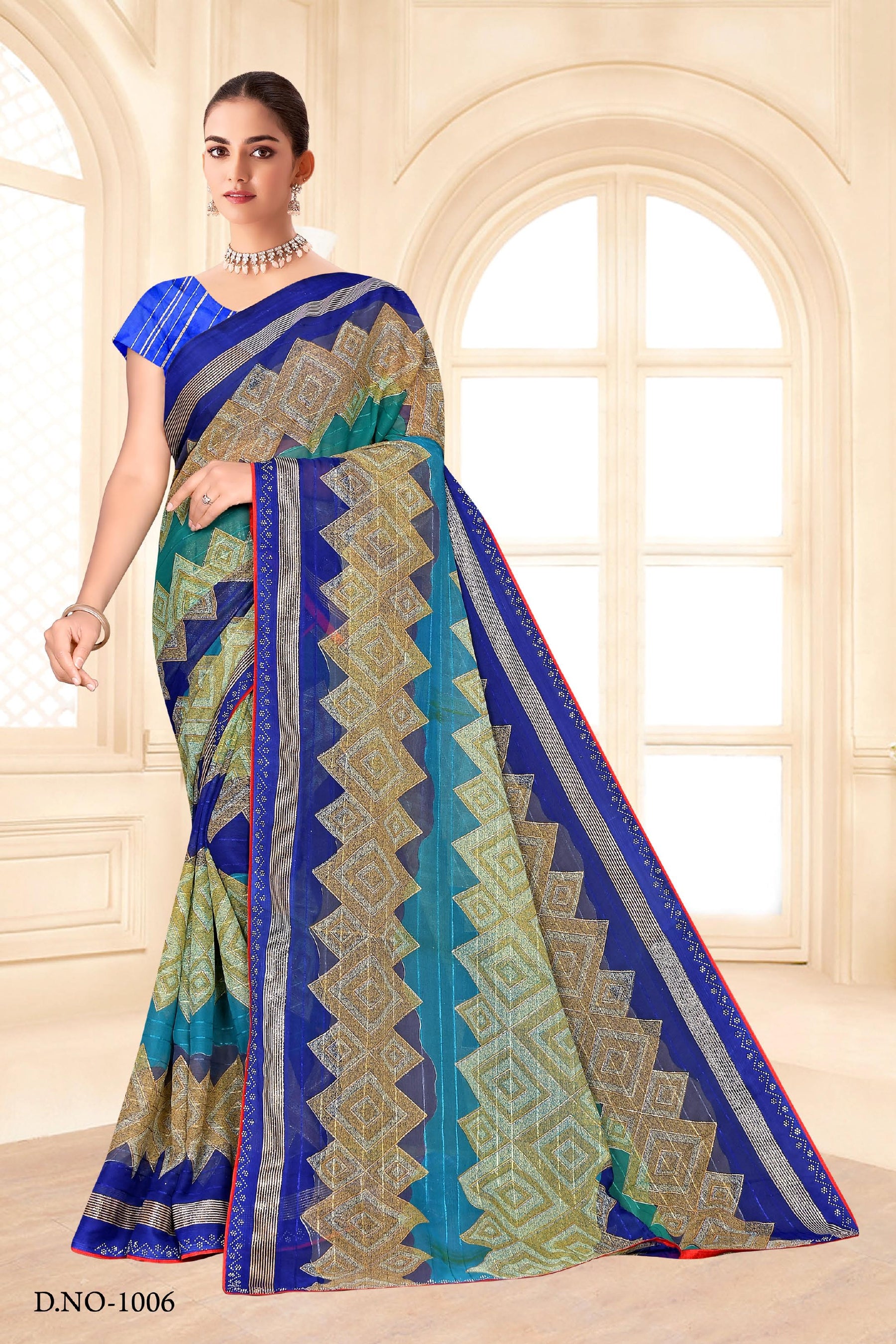 Meena Printed Saree Collection – 8 Pcs Set -Premium Women Saree Set – M.R. Saree Emporium