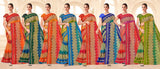 Meena Printed Saree Collection – 8 Pcs Set -Premium Women Saree Set – M.R. Saree Emporium