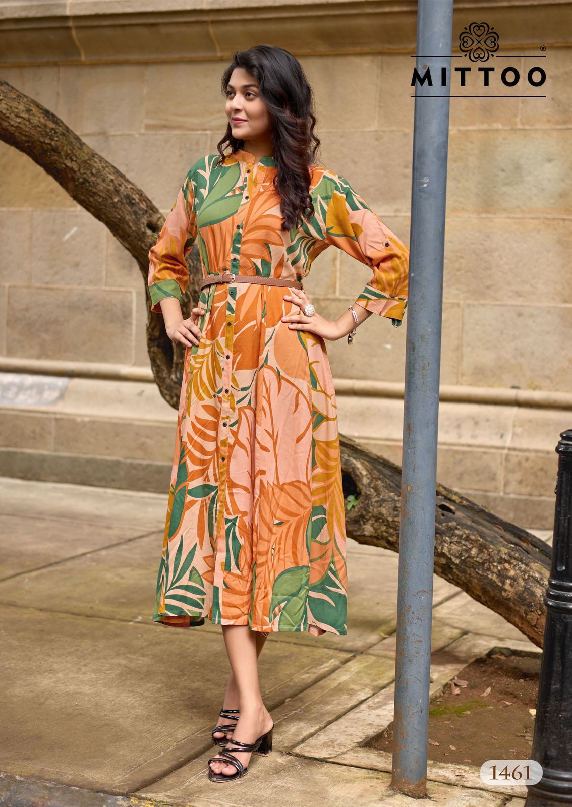 Mittoo Belt Vol 24 Rayon Printed Kurti with Belt Look – 6 Pcs Set-M.R. Saree Emporium