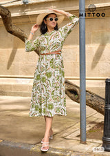 Mittoo Belt Vol 24 Rayon Printed Kurti with Belt Look – 6 Pcs Set-M.R. Saree Emporium