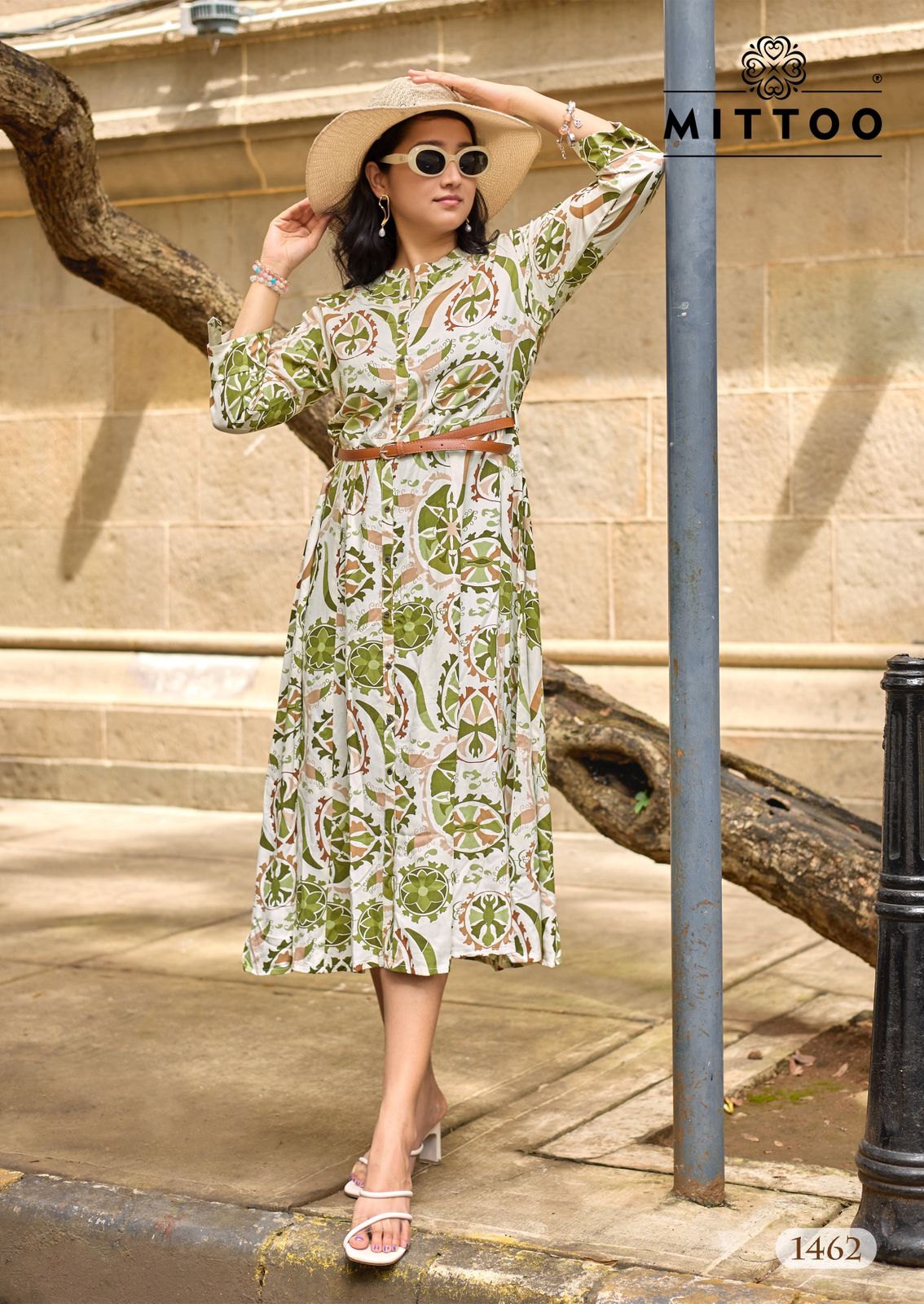 Mittoo Belt Vol 24 Rayon Printed Kurti with Belt Look – 6 Pcs Set-M.R. Saree Emporium