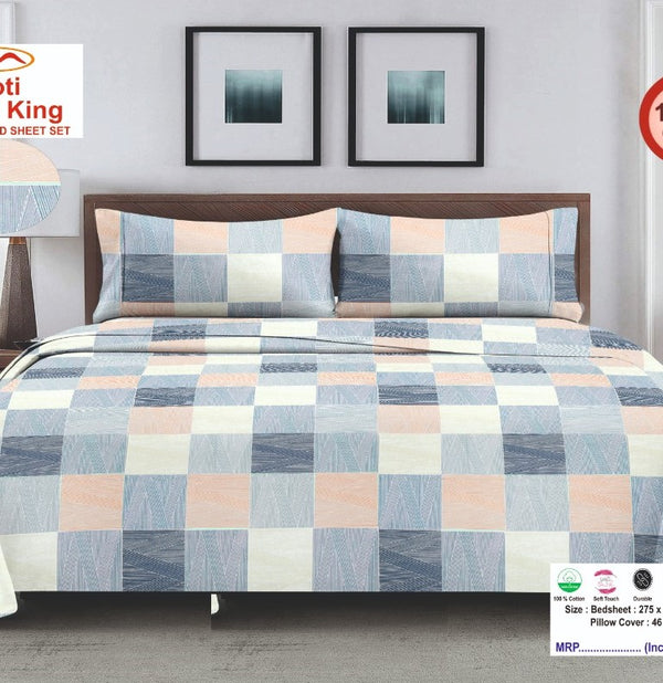 Moti Super King Size Bedsheet