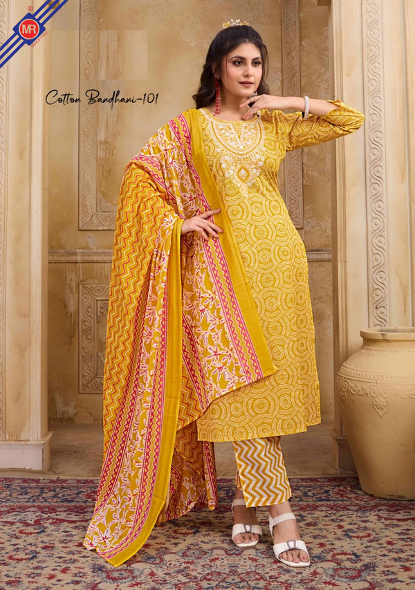 Cotton Bandhani