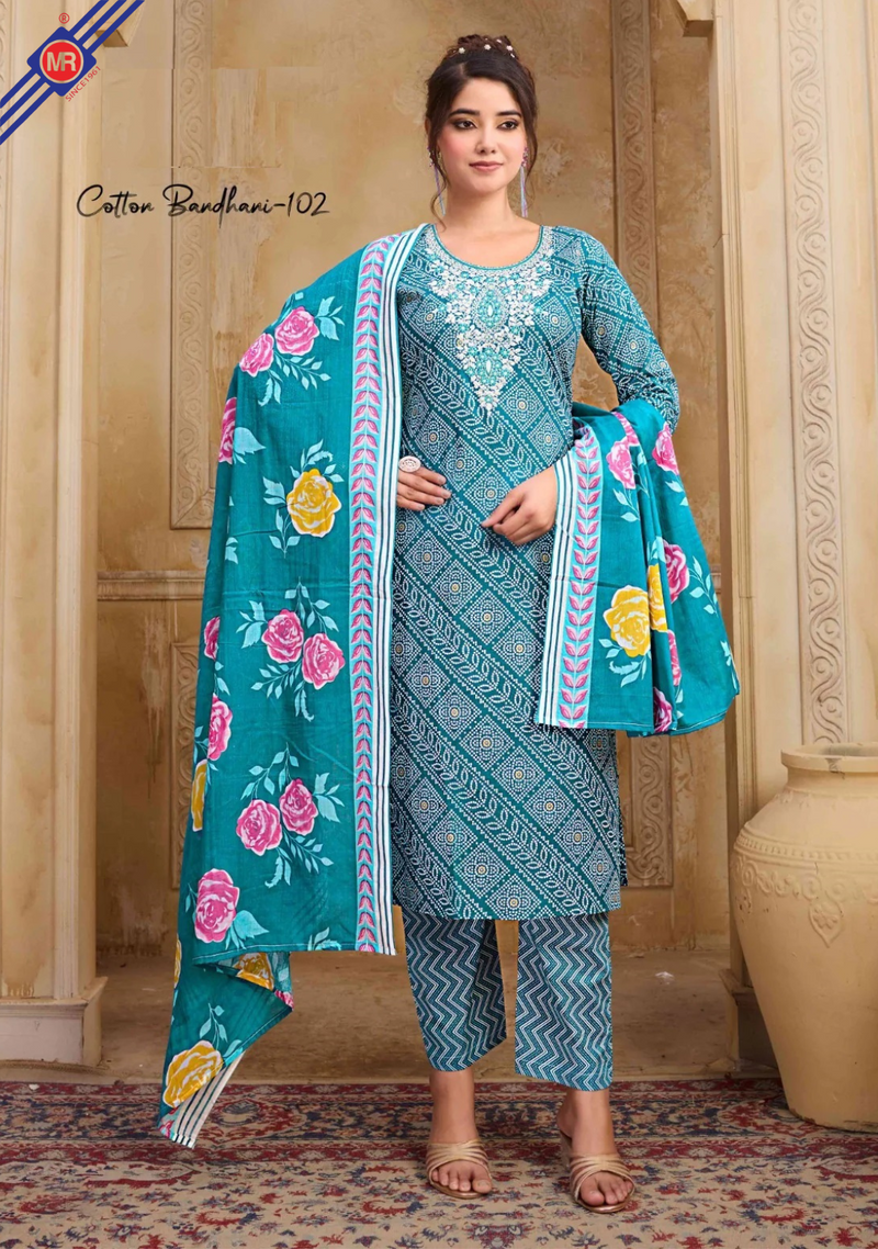Cotton Bandhani