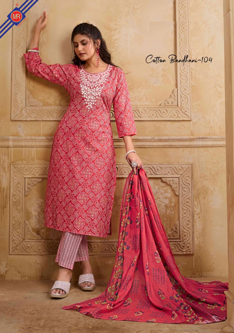 Cotton Bandhani