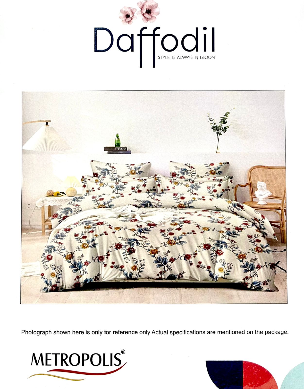 Daffodil Metropolis Cotton Single Bed Bedsheet – M.R. Saree Emporium