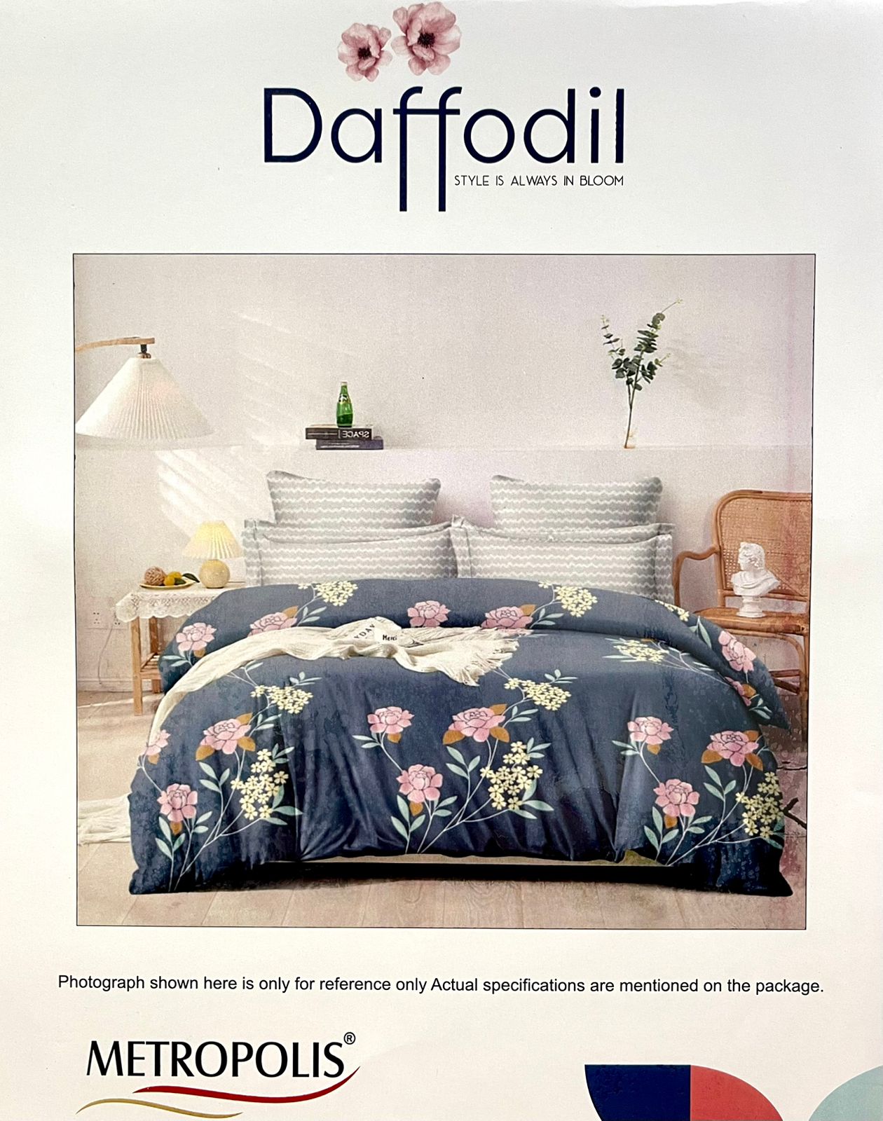 Daffodil Metropolis Cotton Single Bed Bedsheet – M.R. Saree Emporium