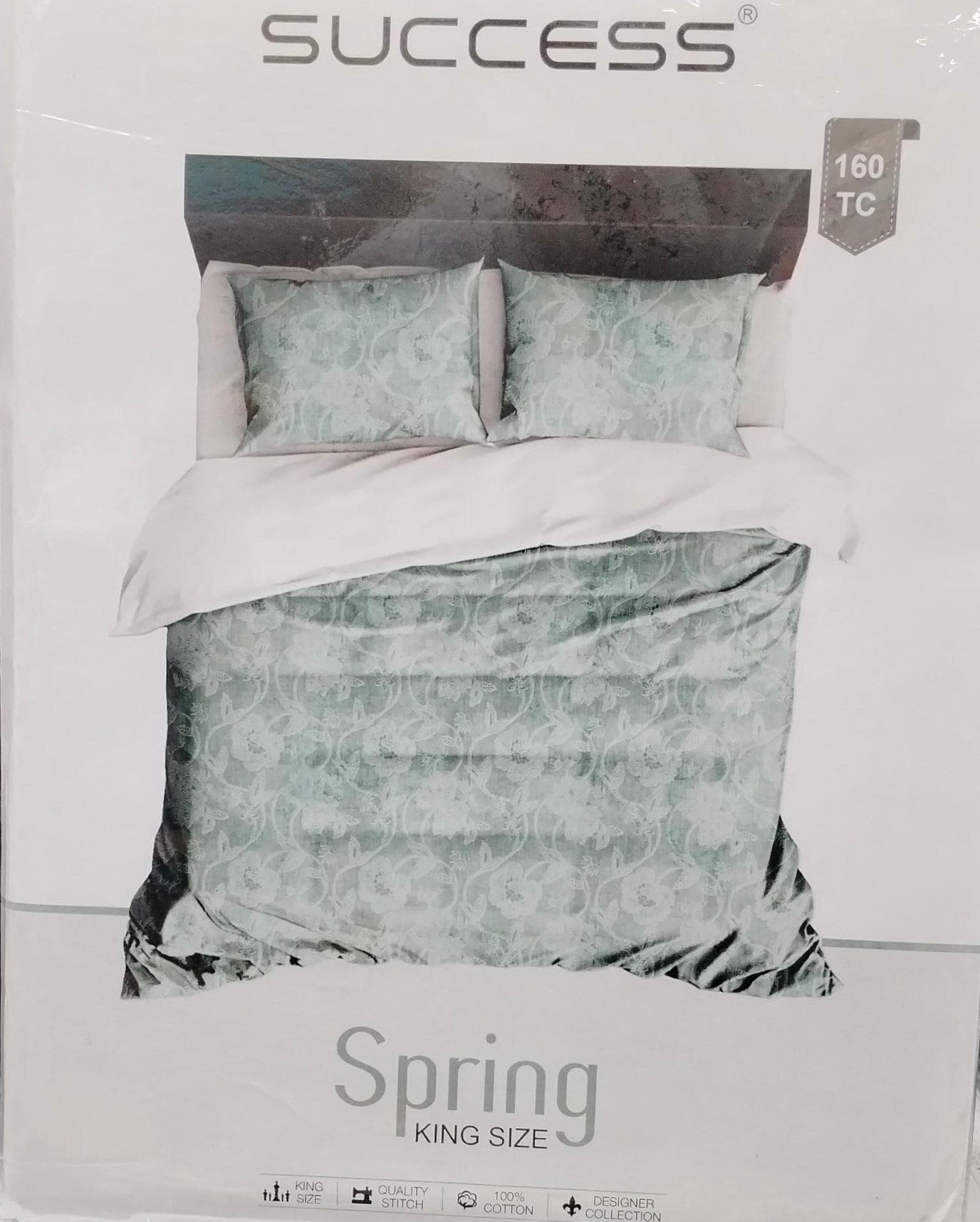 M.R. Saree Emporium Spring King Size Bedsheet – Soft Cotton