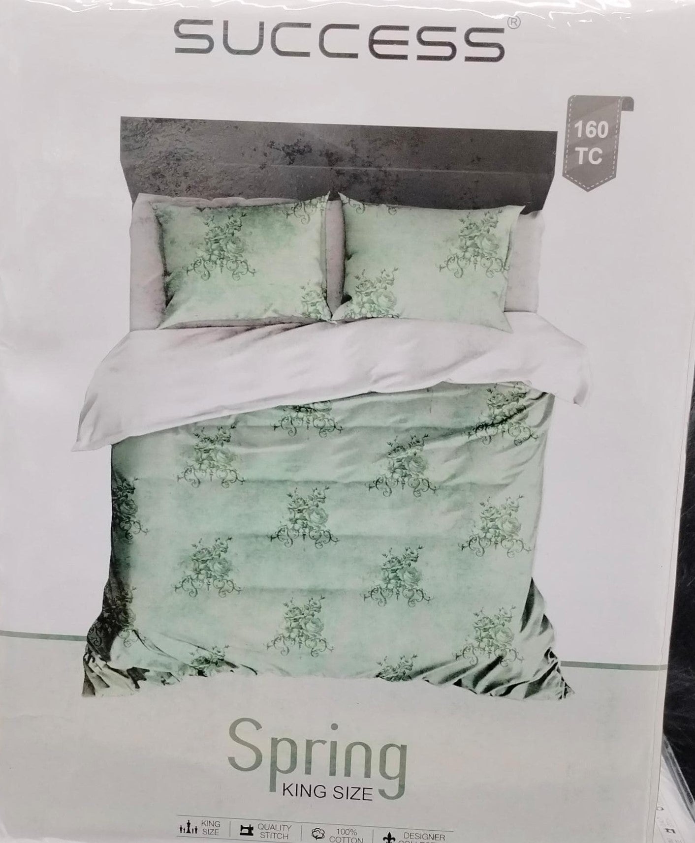 M.R. Saree Emporium Spring King Size Bedsheet – Soft Cotton