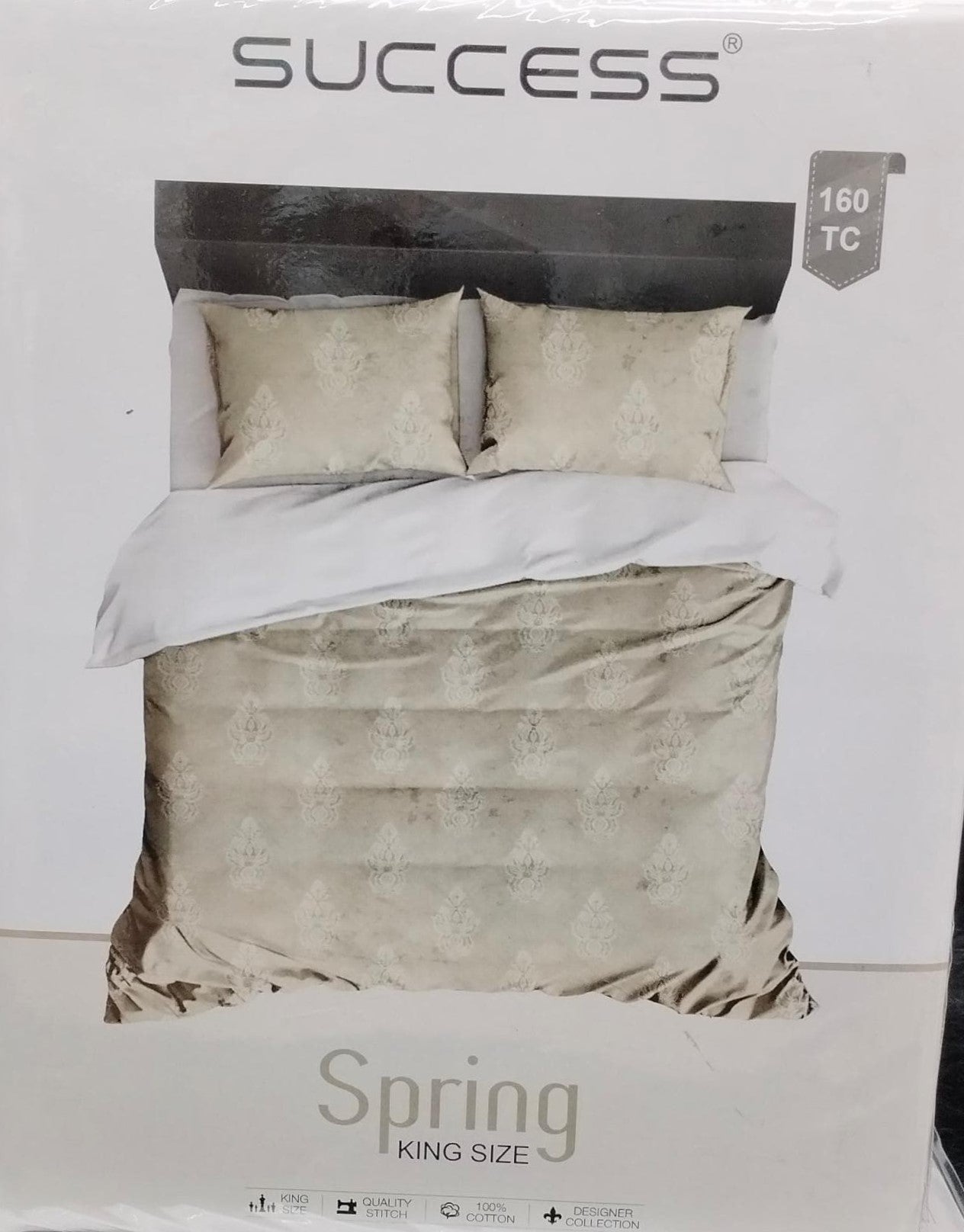 M.R. Saree Emporium Spring King Size Bedsheet – Soft Cotton