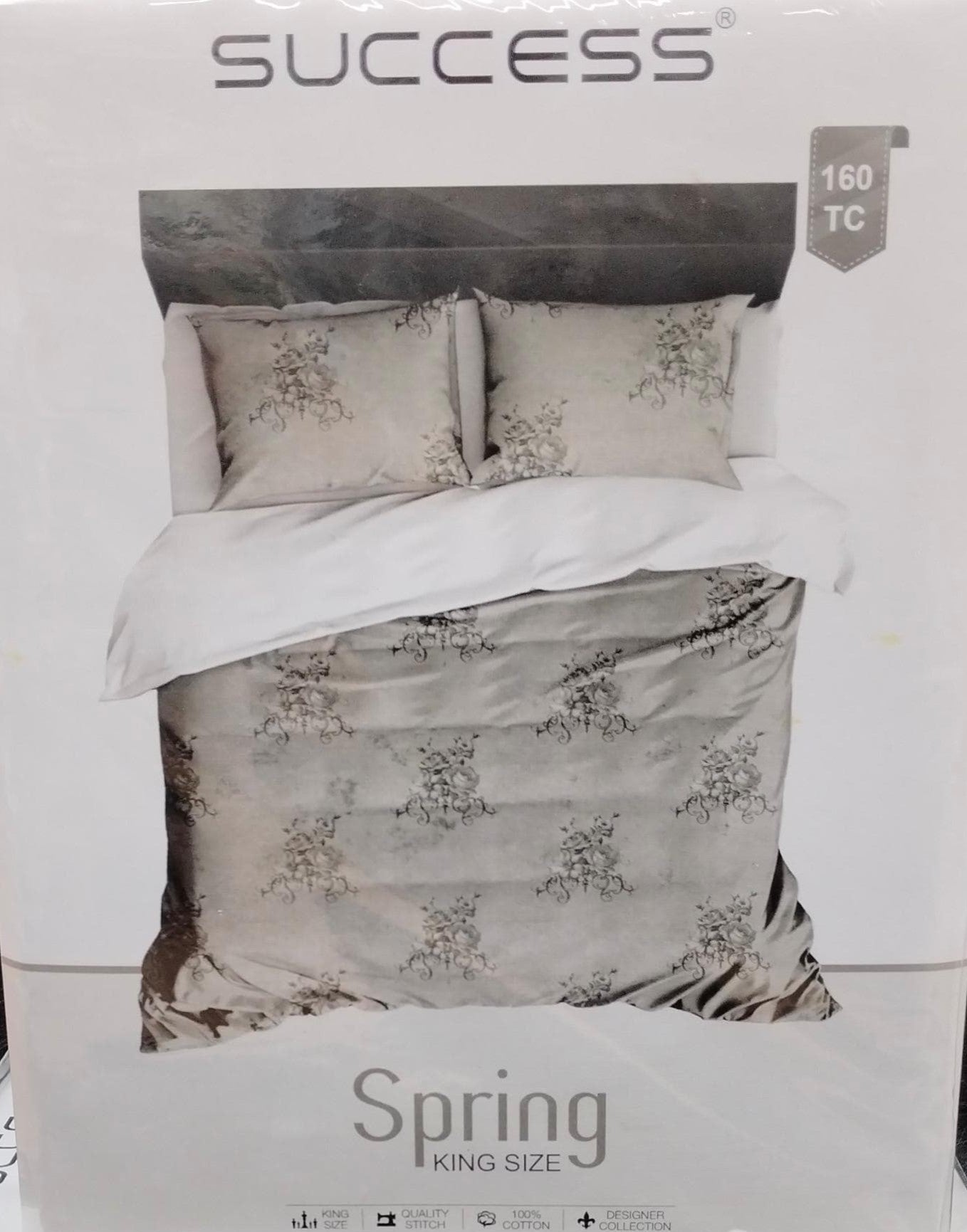 M.R. Saree Emporium Spring King Size Bedsheet – Soft Cotton