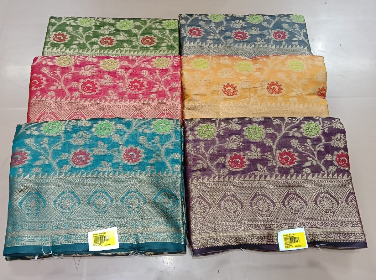 Cotton Silk-01 Saree Collection – Soft, lightweight aur elegant shine ke saath. Perfect for festive wear & daily wear