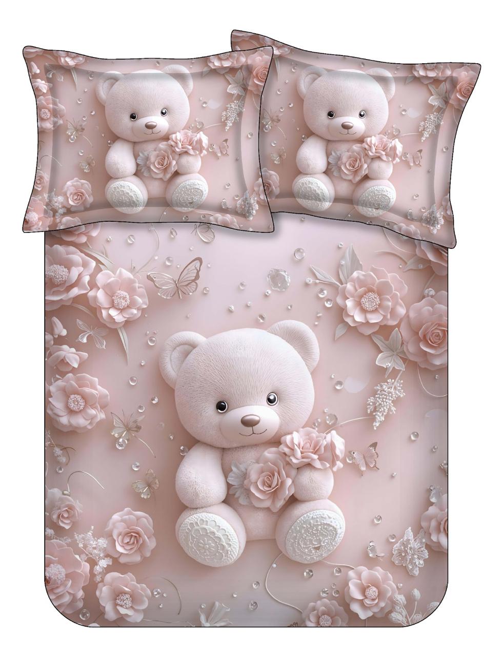 Teddy Pink Floral Print