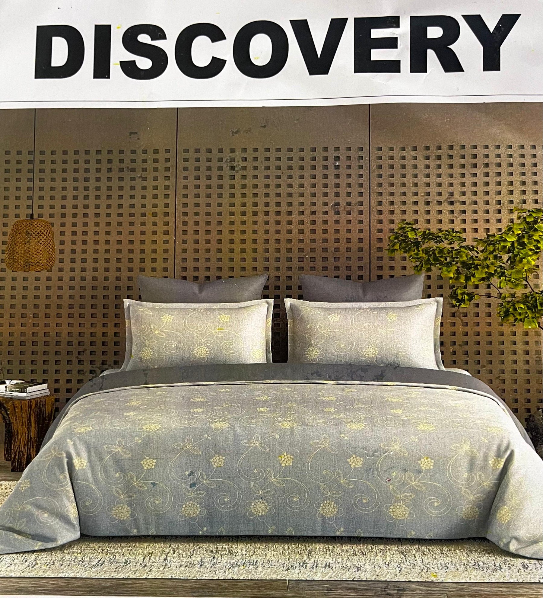 Discovery Cotton Double Bed Bedsheet with 2 Pillow Covers – Soft & Stylish | M.R. Saree Emporium