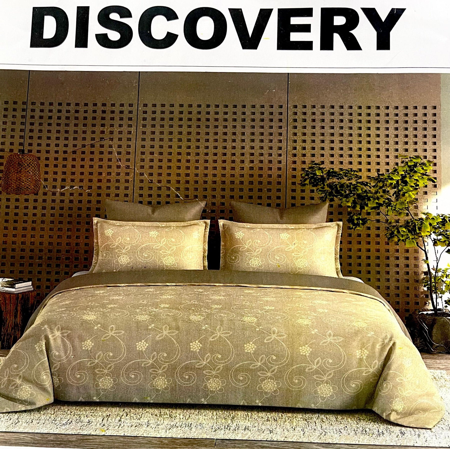 Discovery Cotton Double Bed Bedsheet with 2 Pillow Covers – Soft & Stylish | M.R. Saree Emporium