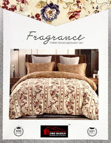 Fragrance King Glaze Cotton King Size Bedsheet with 2 Pillow Covers – M.R. Saree Emporium