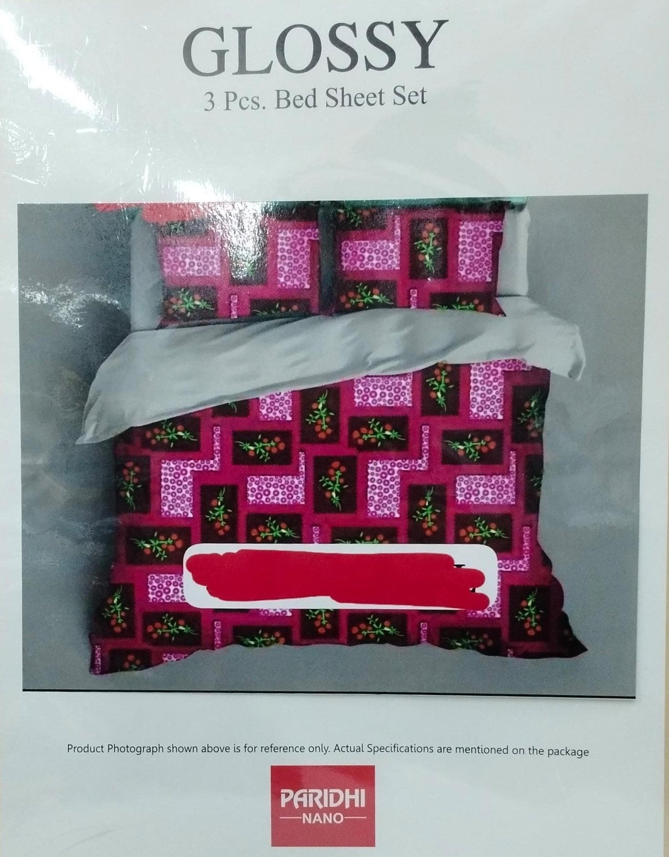 M.R. Saree Emporium Glossy Double Bed Bedsheet – Soft Cotton