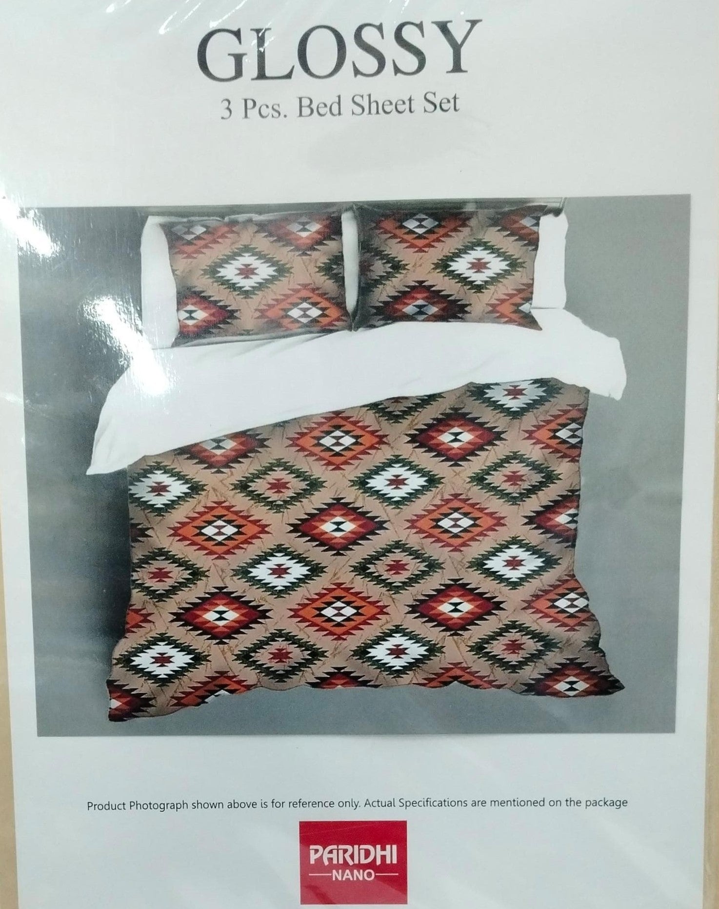 M.R. Saree Emporium Glossy Double Bed Bedsheet – Soft Cotton