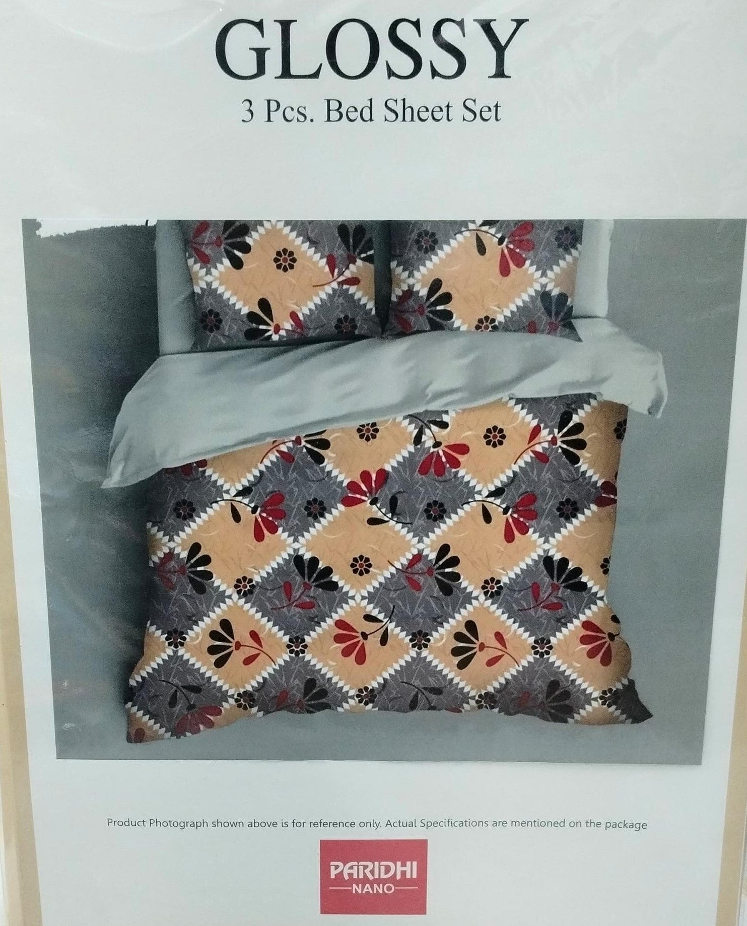 M.R. Saree Emporium Glossy Double Bed Bedsheet – Soft Cotton