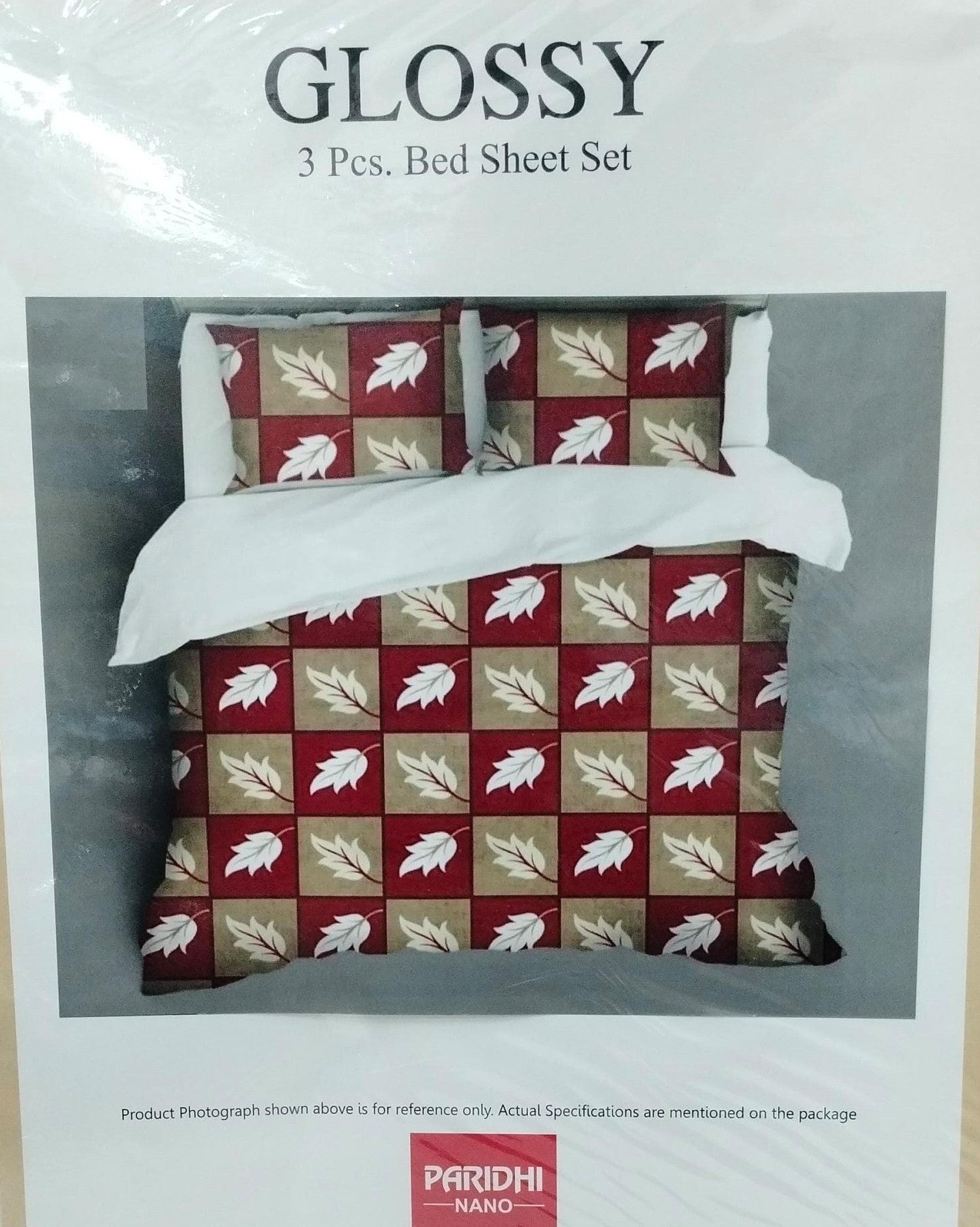 M.R. Saree Emporium Glossy Double Bed Bedsheet – Soft Cotton