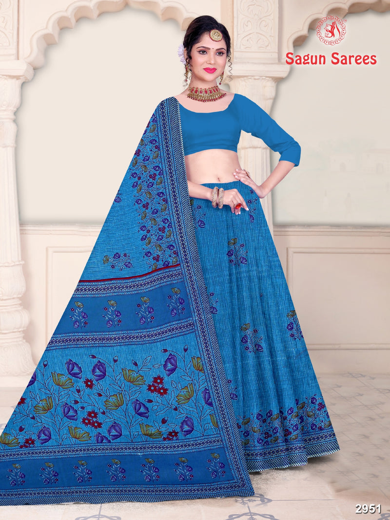 Shagun Sarees Krishna Cotton Printed Saree – Traditional Wear M.R. Saree Emporium
