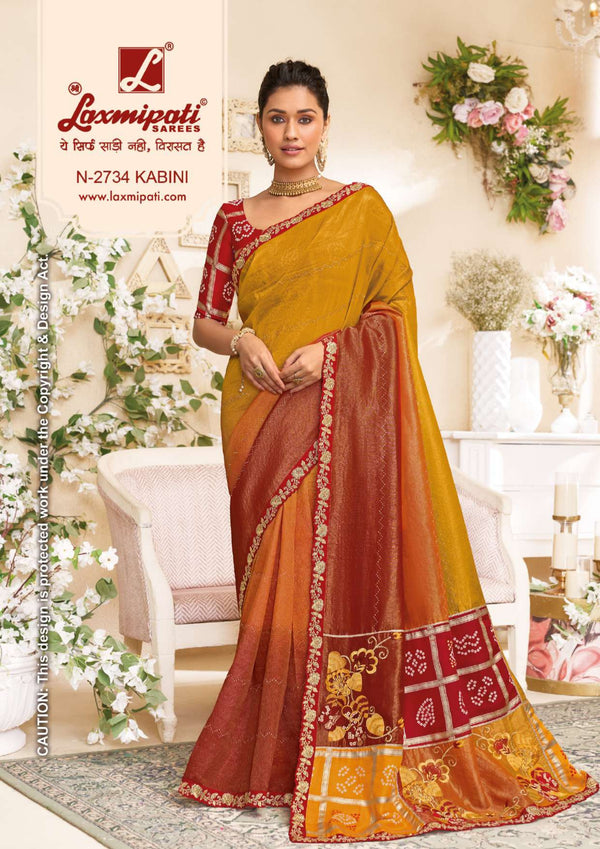 Laxmipati Raangsaaz N-2734 – Maroon Gold Jimmy Choo| M.R. Saree Emporium