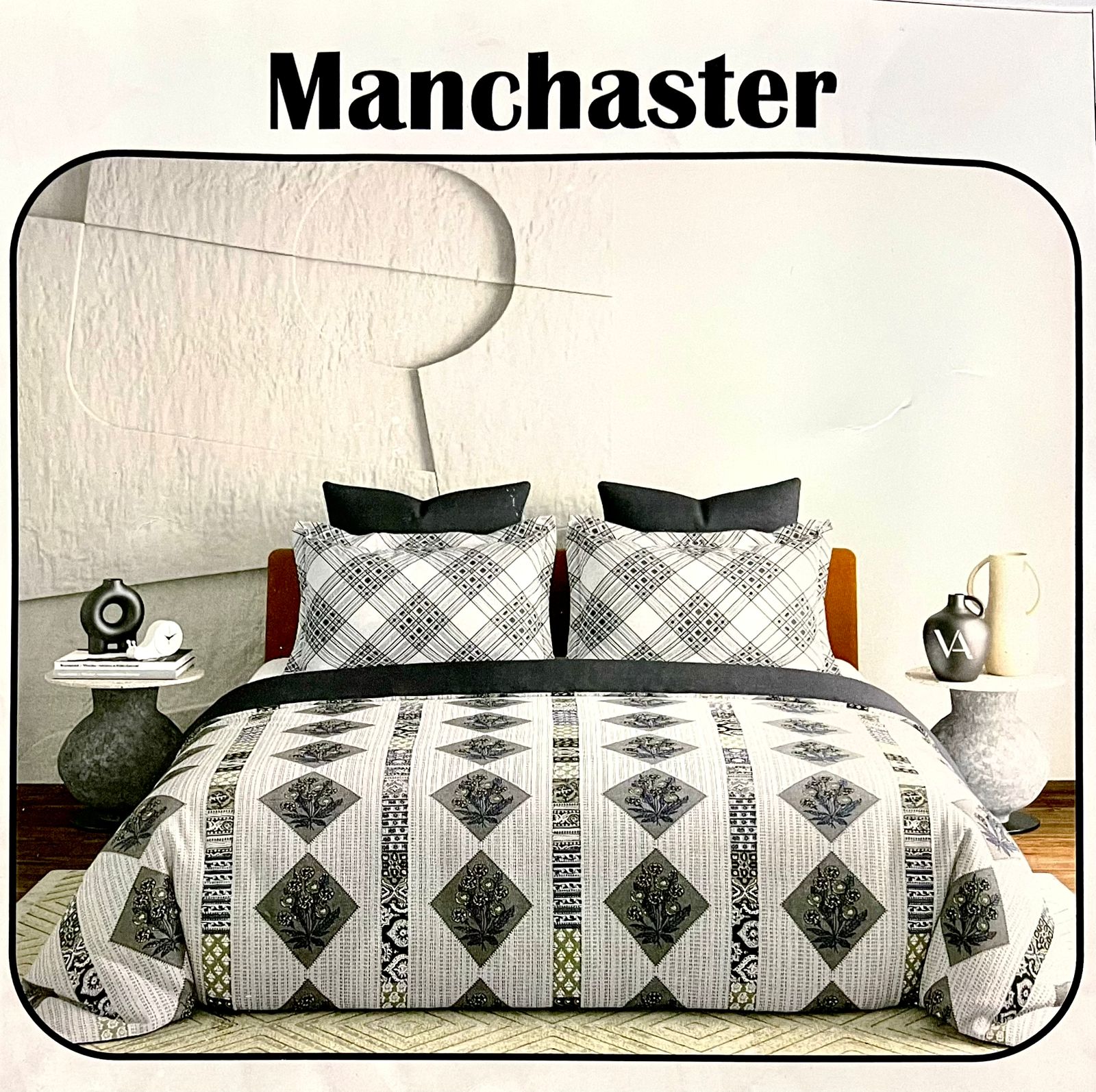 Manchester Double Bed Cotton Fancy Print Bedsheet – M.R. Saree Emporium
