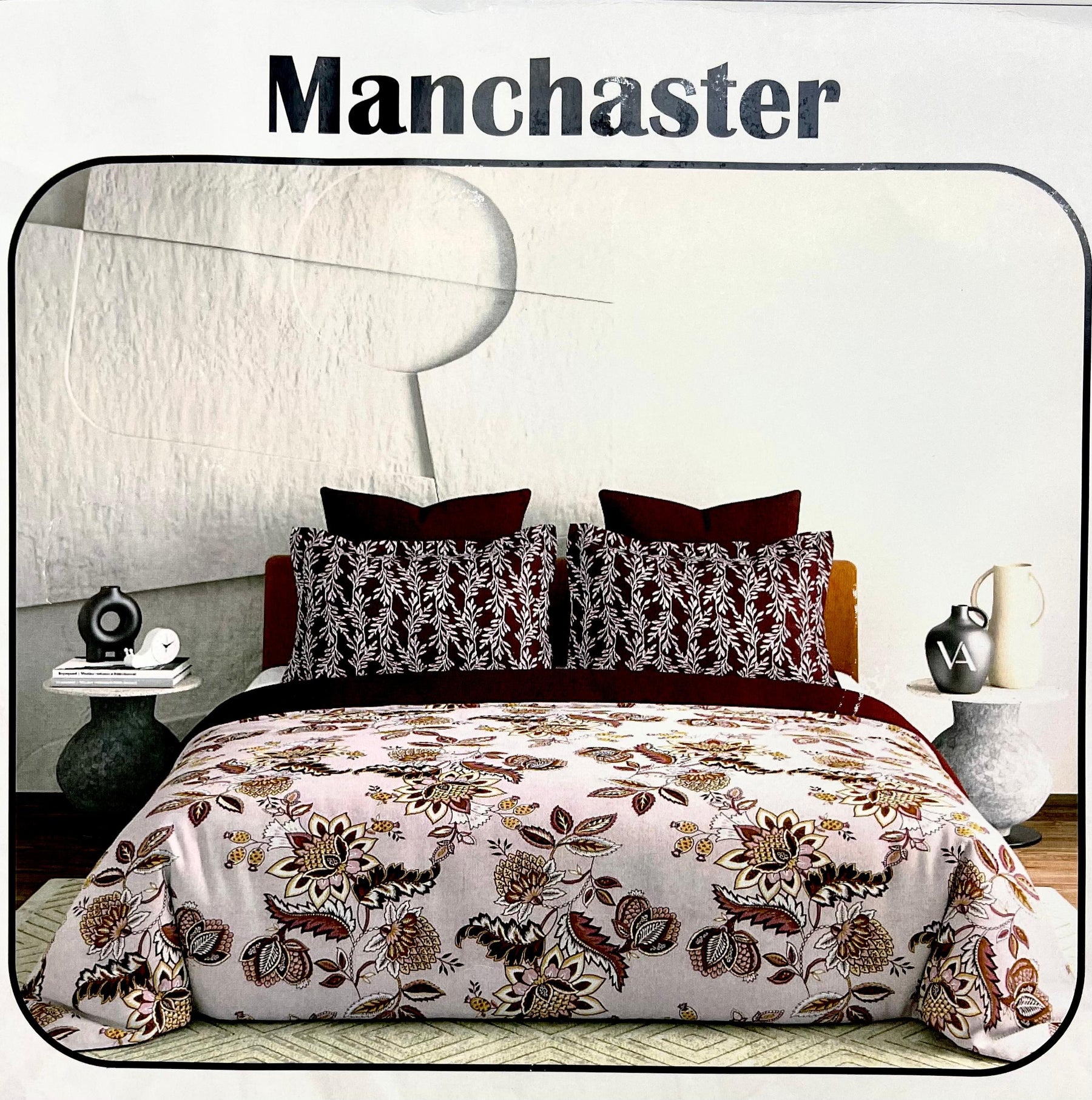 Manchester Double Bed Cotton Fancy Print Bedsheet – M.R. Saree Emporium