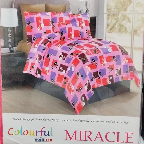 M.R. Saree Emporium Miracle Design Double Bed Bedsheet – Soft Cotton