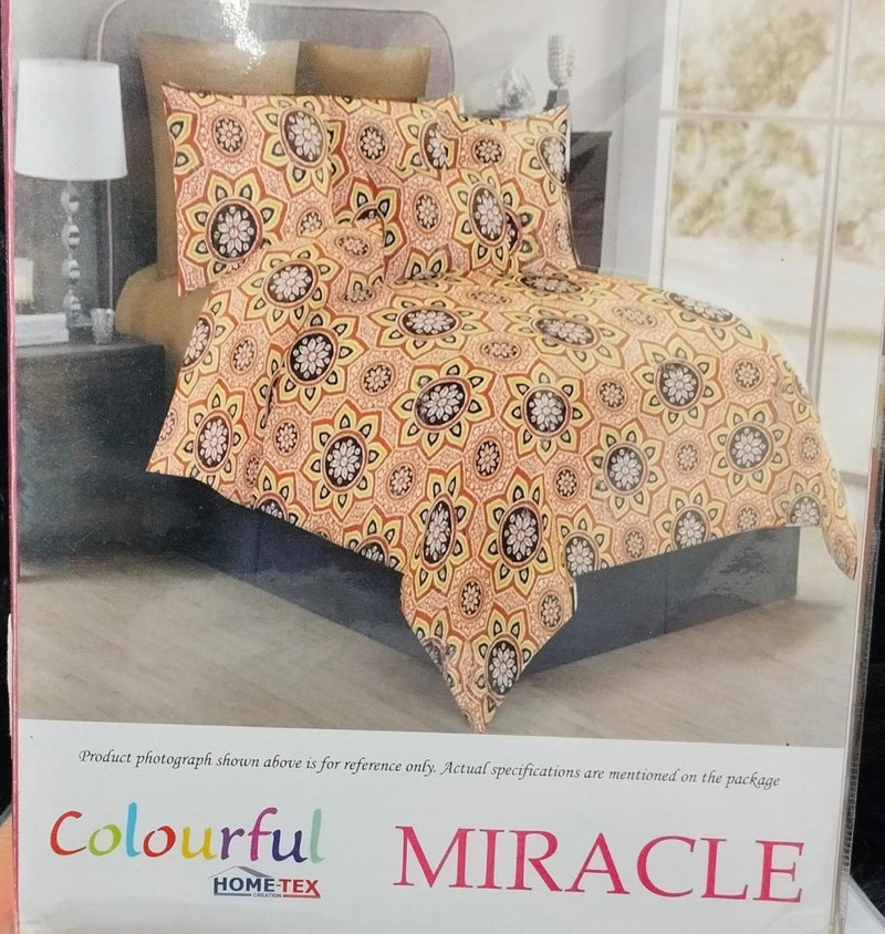 M.R. Saree Emporium Miracle Design Double Bed Bedsheet – Soft Cotton