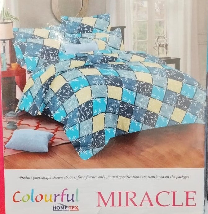 M.R. Saree Emporium Miracle Design Double Bed Bedsheet – Soft Cotton