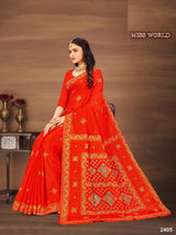 Miss World Pure Cotton Print Saree Set of 8 – M.R. Saree Emporium