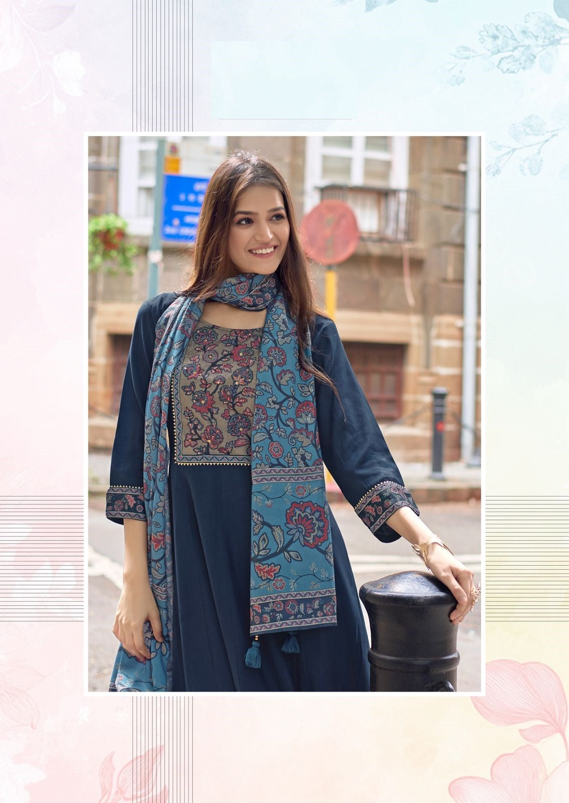 MUSKAAN VOL 2 – Modal Silk Handwork Dress & Suit Set with Chinnon Dupatta | 6 Designs – M.R. Saree Emporium