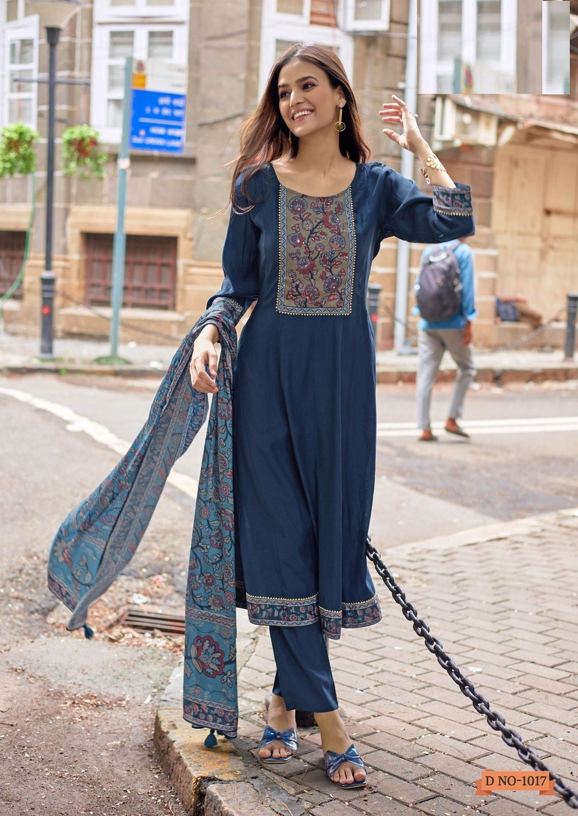 MUSKAAN VOL 2 – Modal Silk Handwork Dress & Suit Set with Chinnon Dupatta | 6 Designs – M.R. Saree Emporium