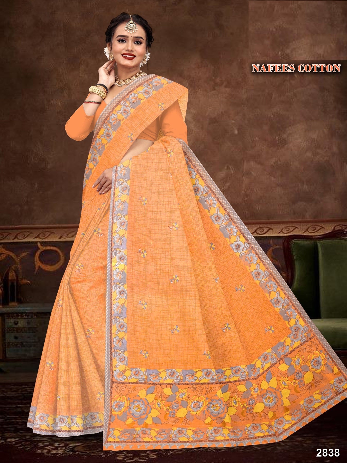 Nafees Pure Cotton Print Saree Set of 8 – M.R. Saree Emporium