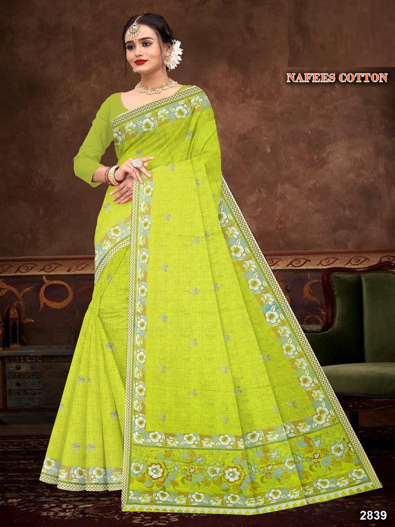 Nafees Pure Cotton Print Saree Set of 8 – M.R. Saree Emporium