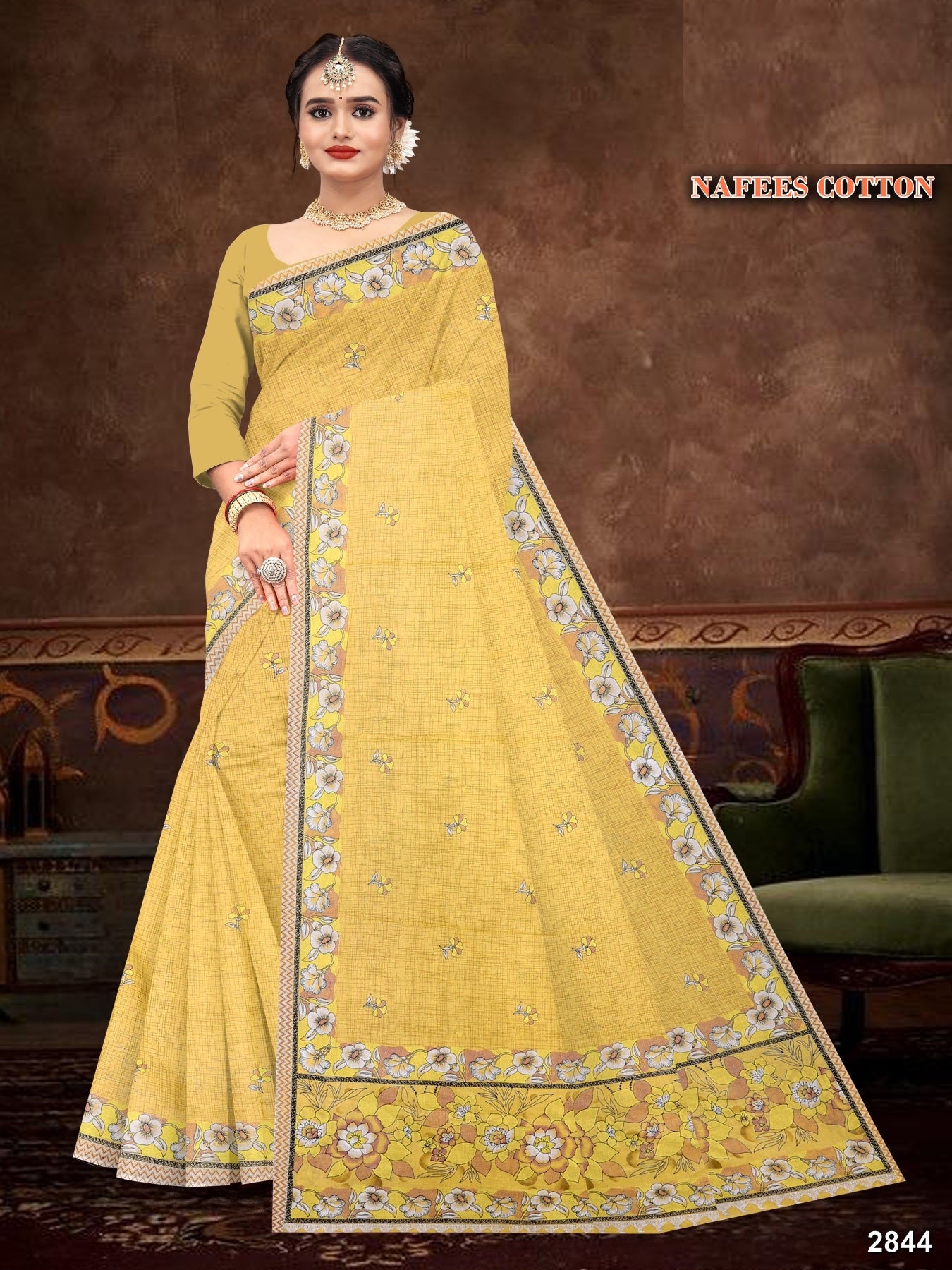 Nafees Pure Cotton Print Saree Set of 8 – M.R. Saree Emporium