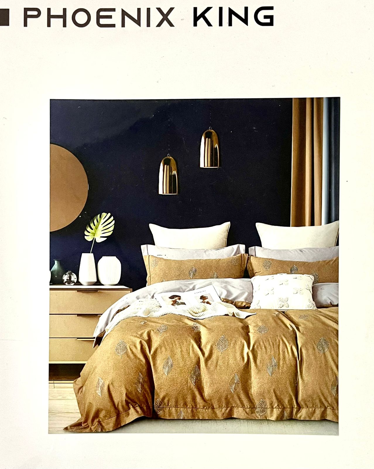 Phoenix King Glaze Cotton King Size Bedsheet with 2 Pillow Covers – M.R. Saree Emporium