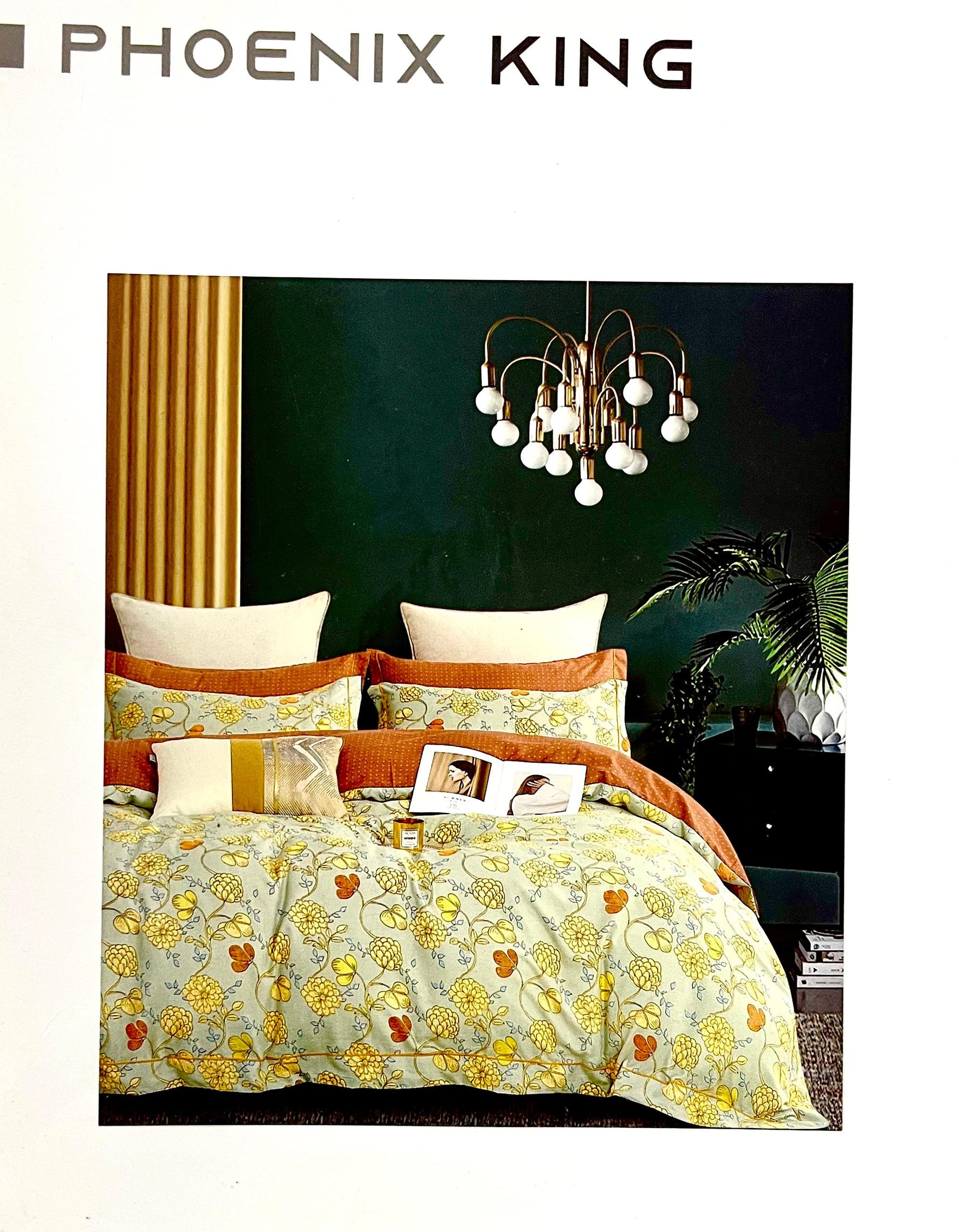 Phoenix King Glaze Cotton King Size Bedsheet with 2 Pillow Covers – M.R. Saree Emporium